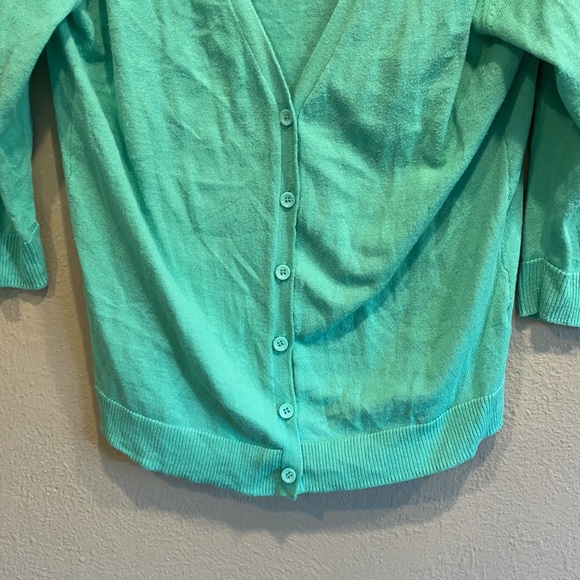 BP mint button up cardigan - Picture 2 of 3
